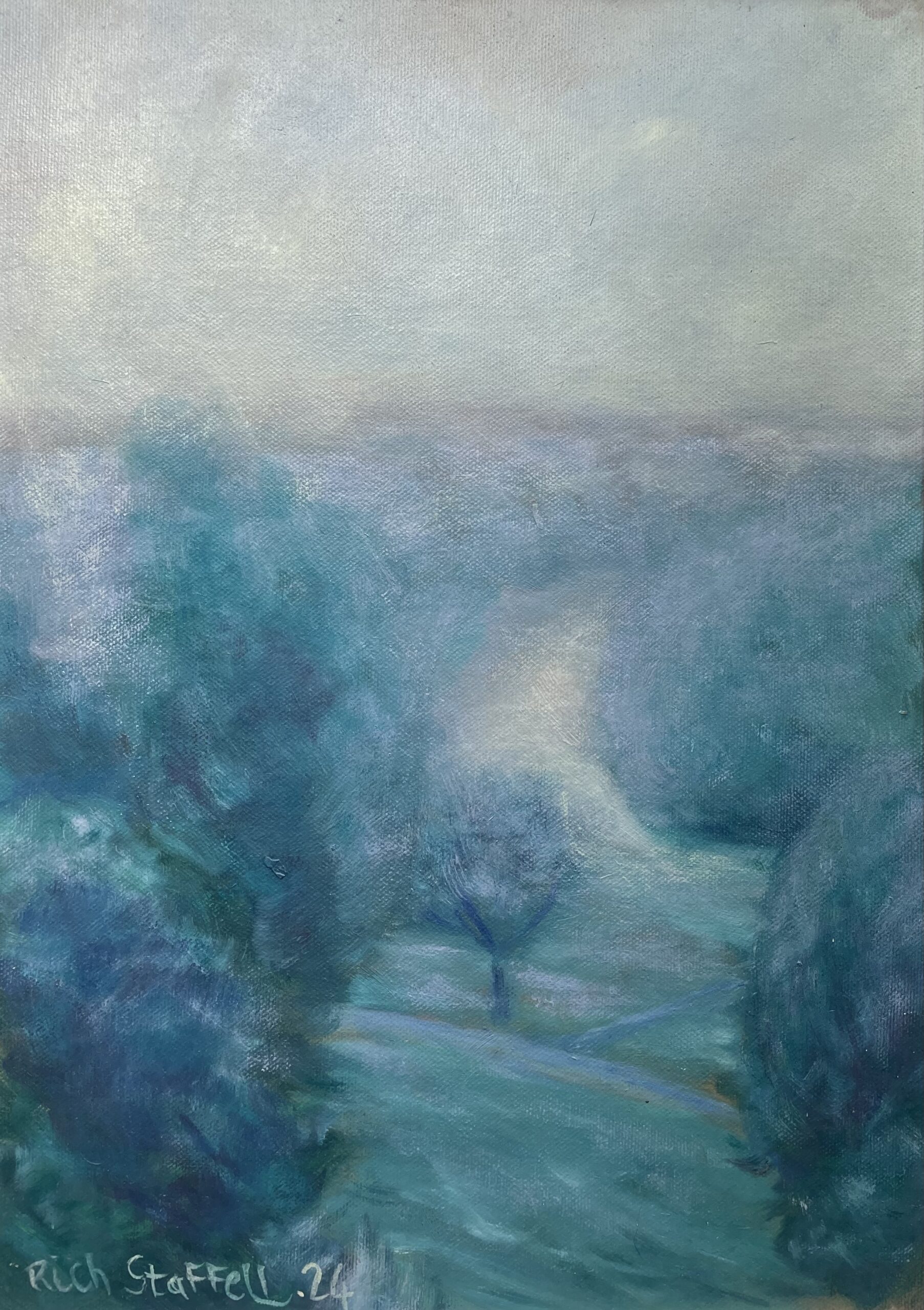 Terrace Gardens through the fog