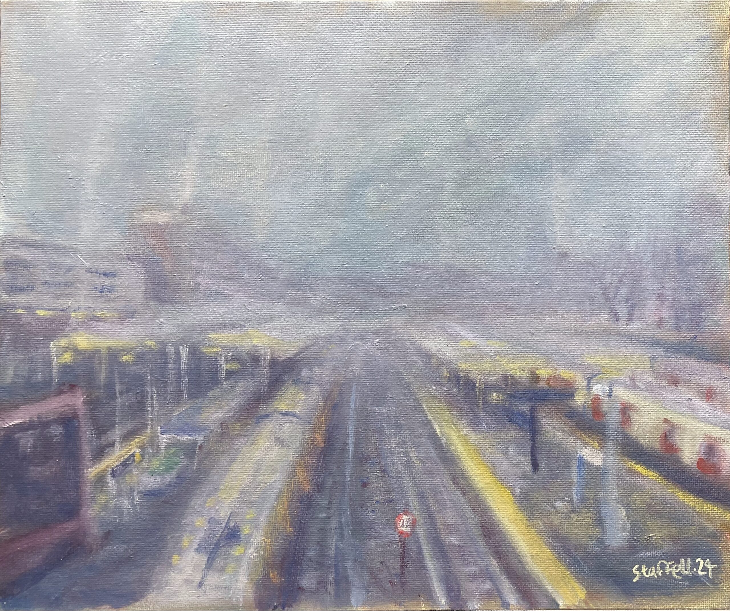 Richmond station morning fog