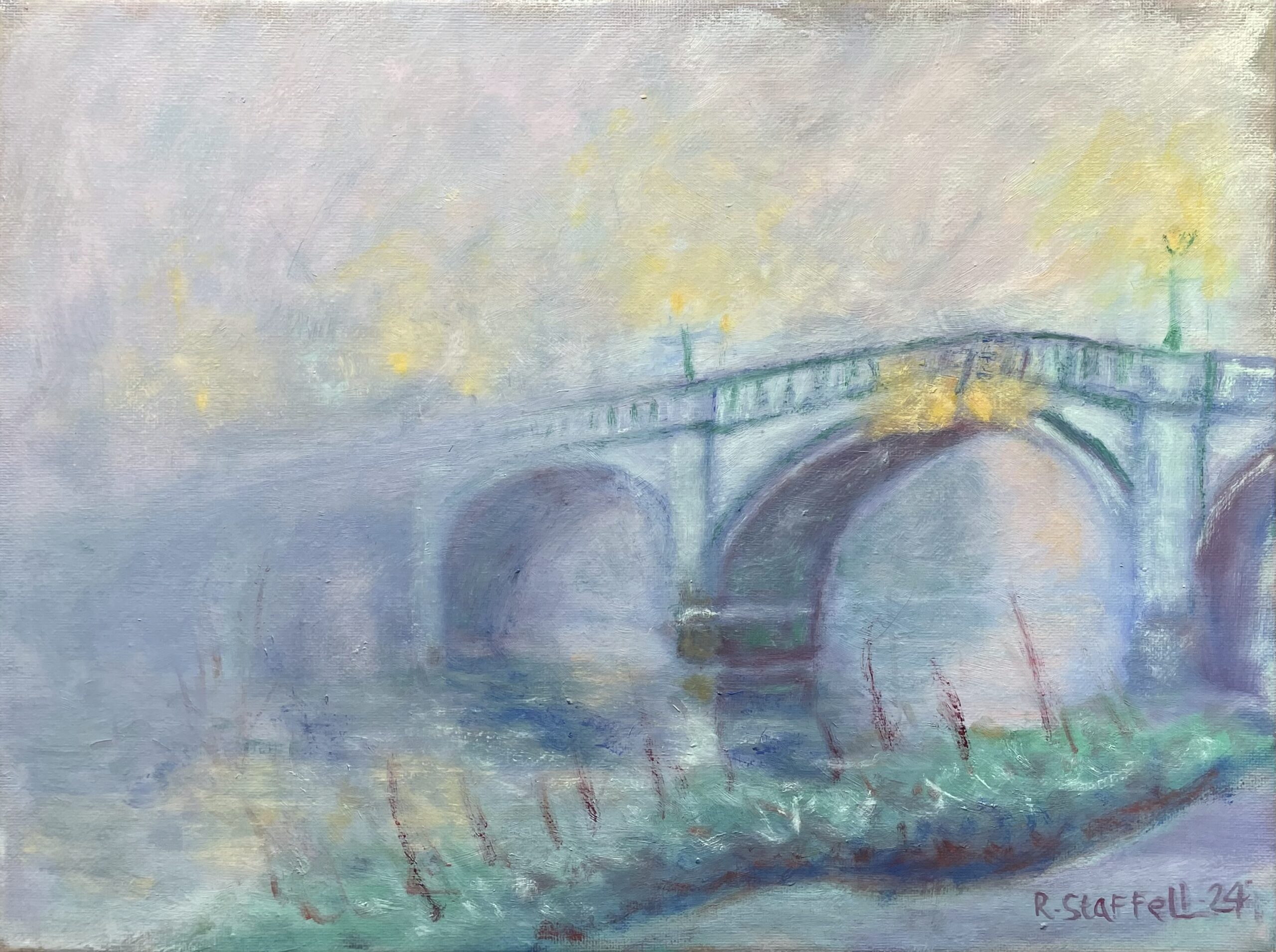 Richmond Bridge fog effect