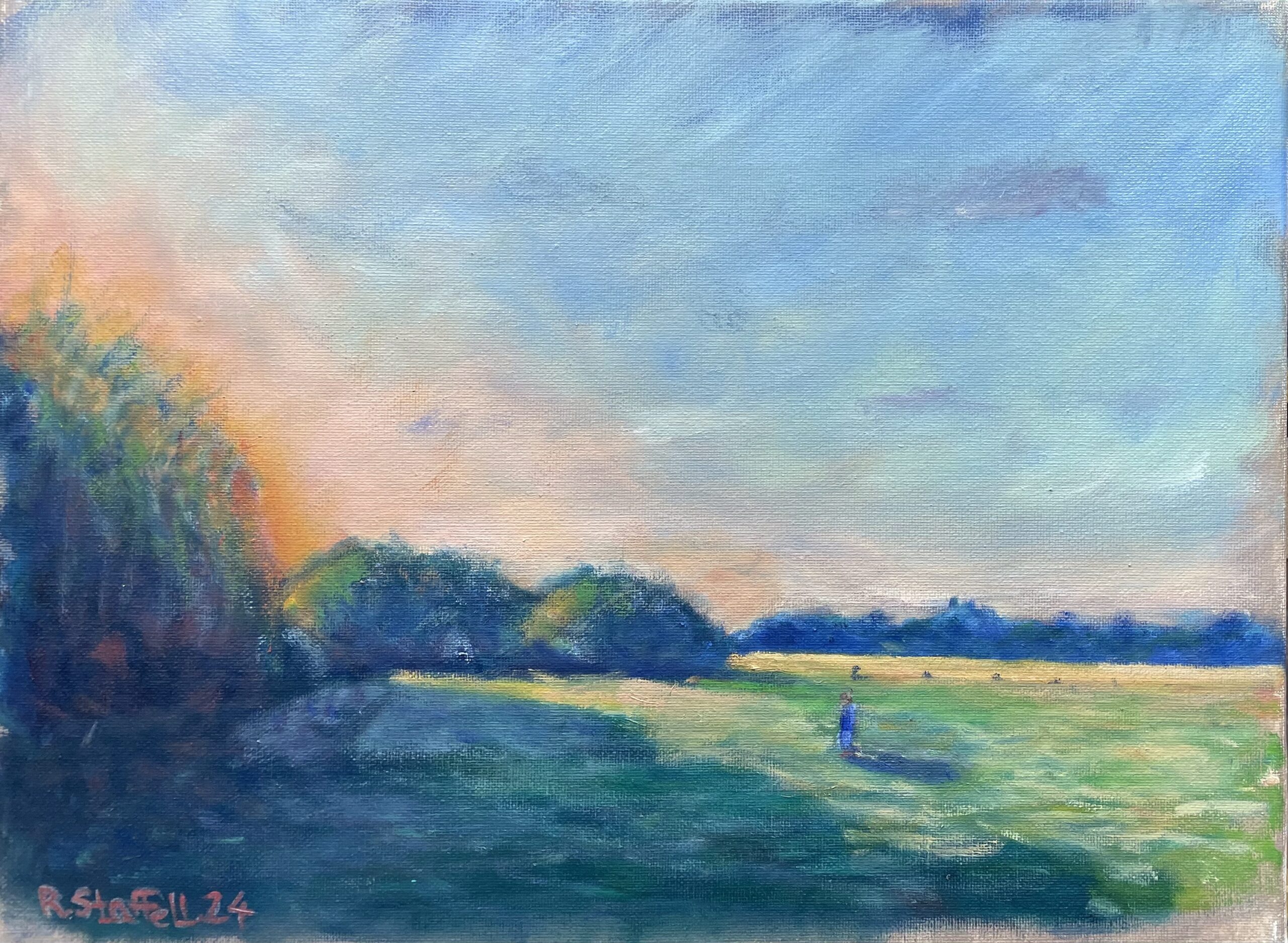 Corner of Old Deer Park sunset
