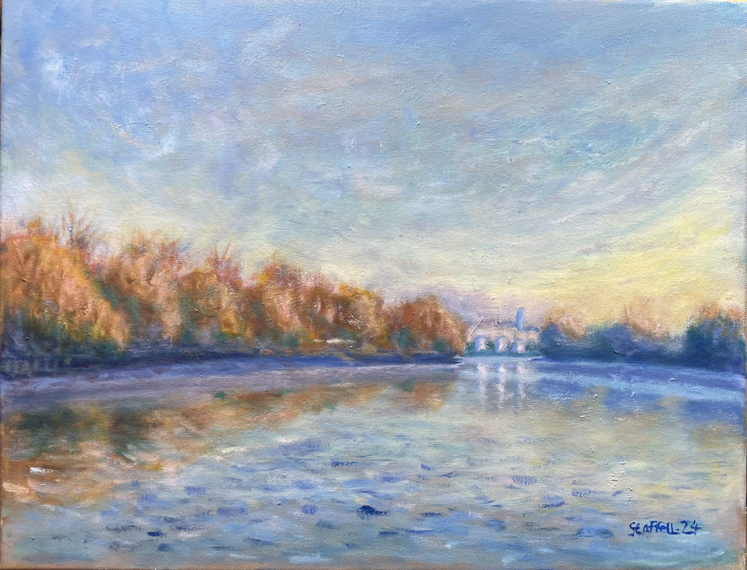 Towards Chiswick Autumn morning