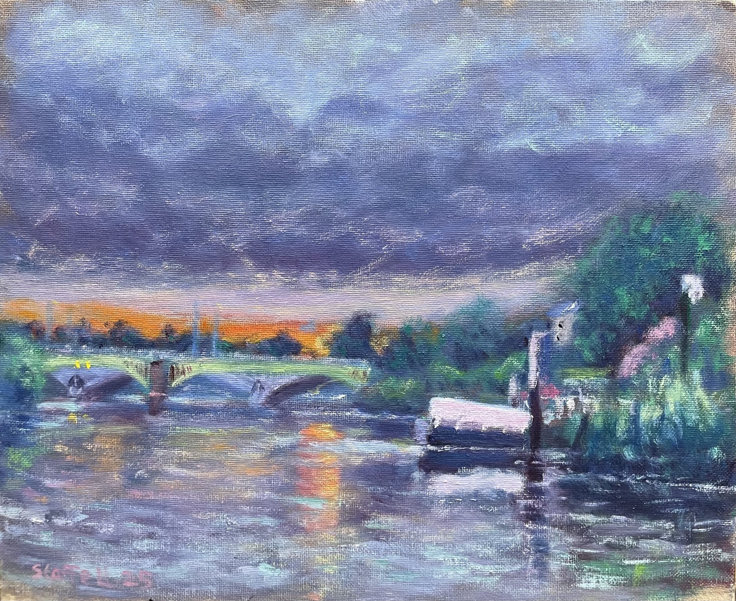 Sunset with no boat trips