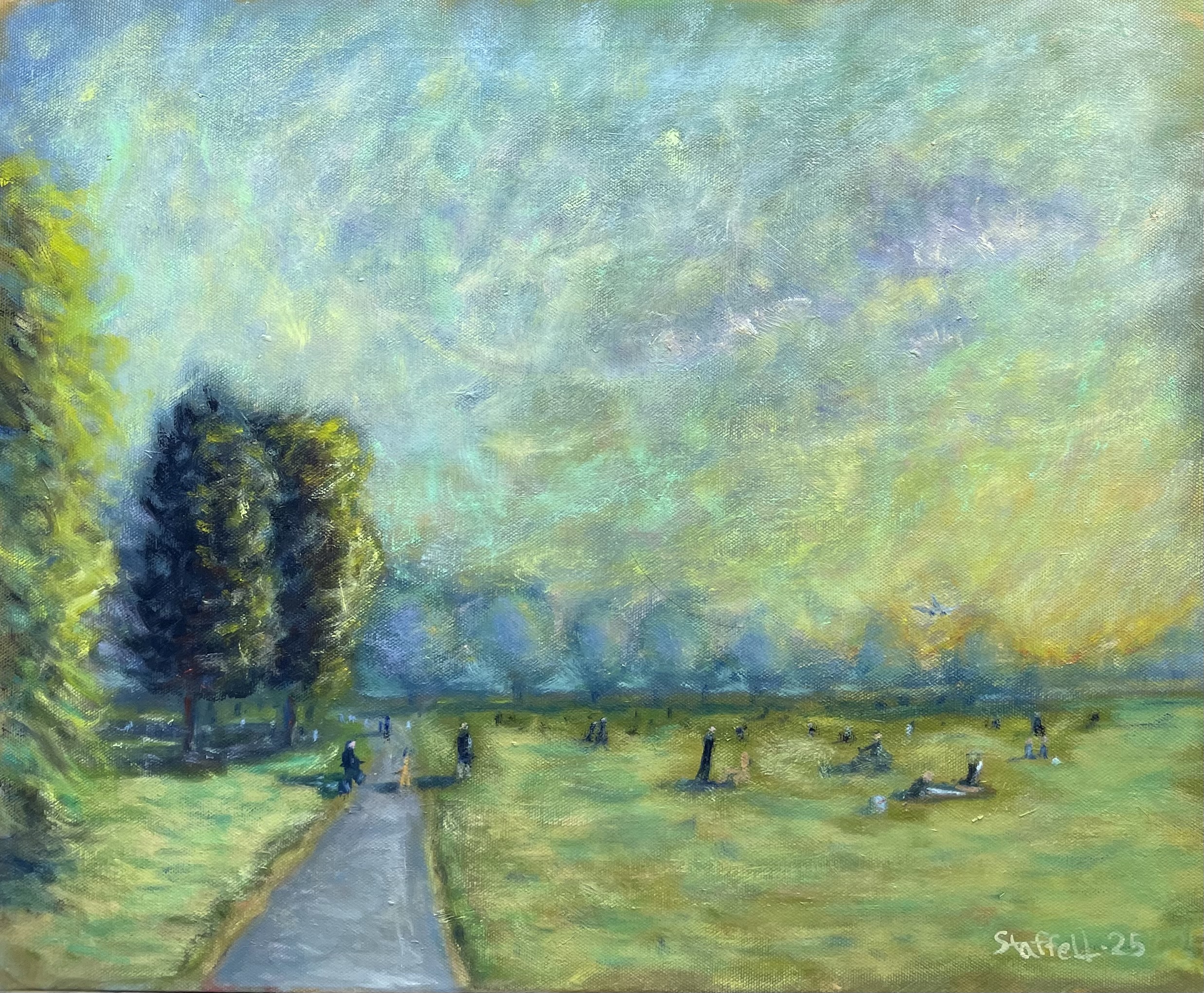 Sunset on Old Deer park