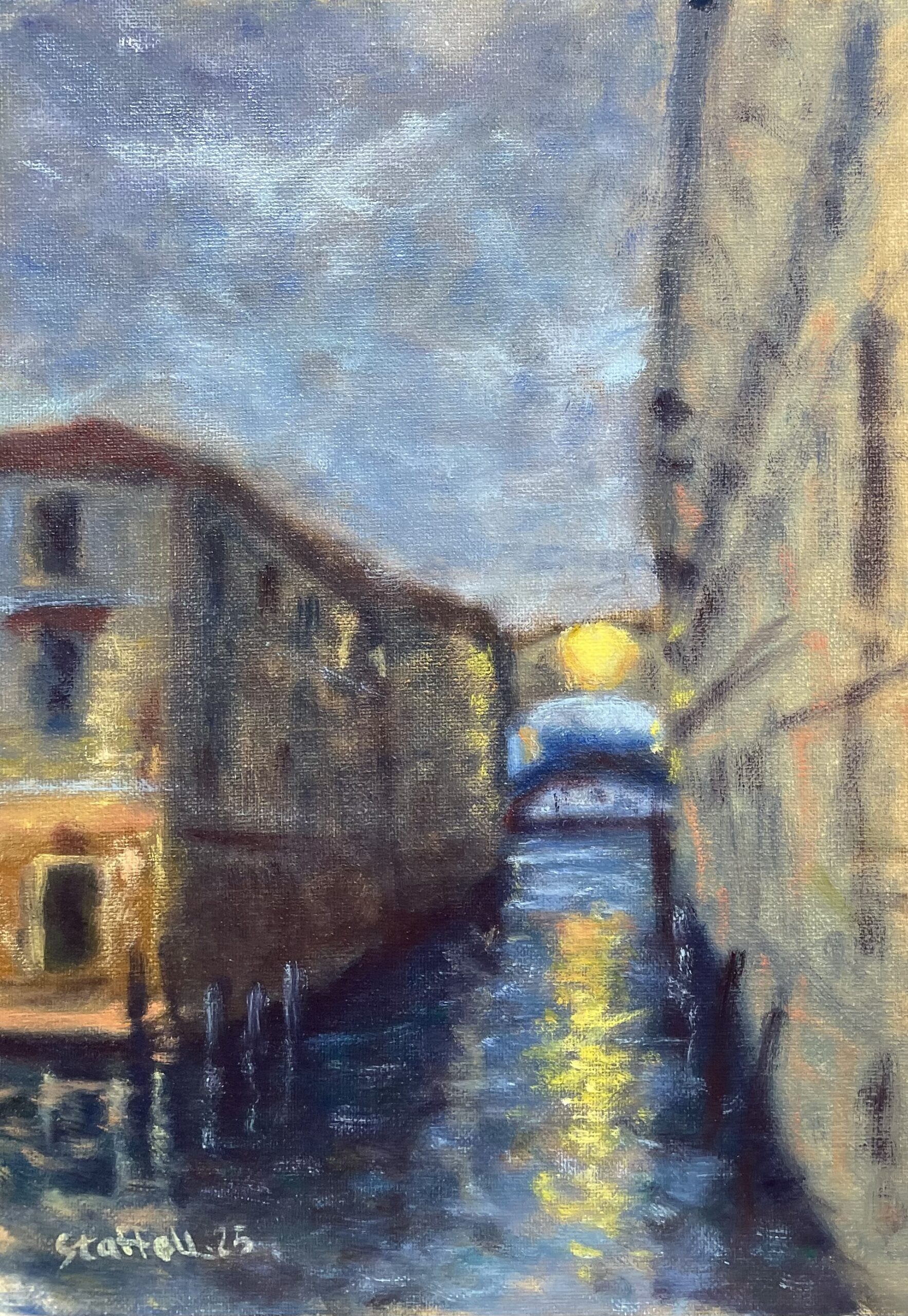 Bridge of Sighs at dusk