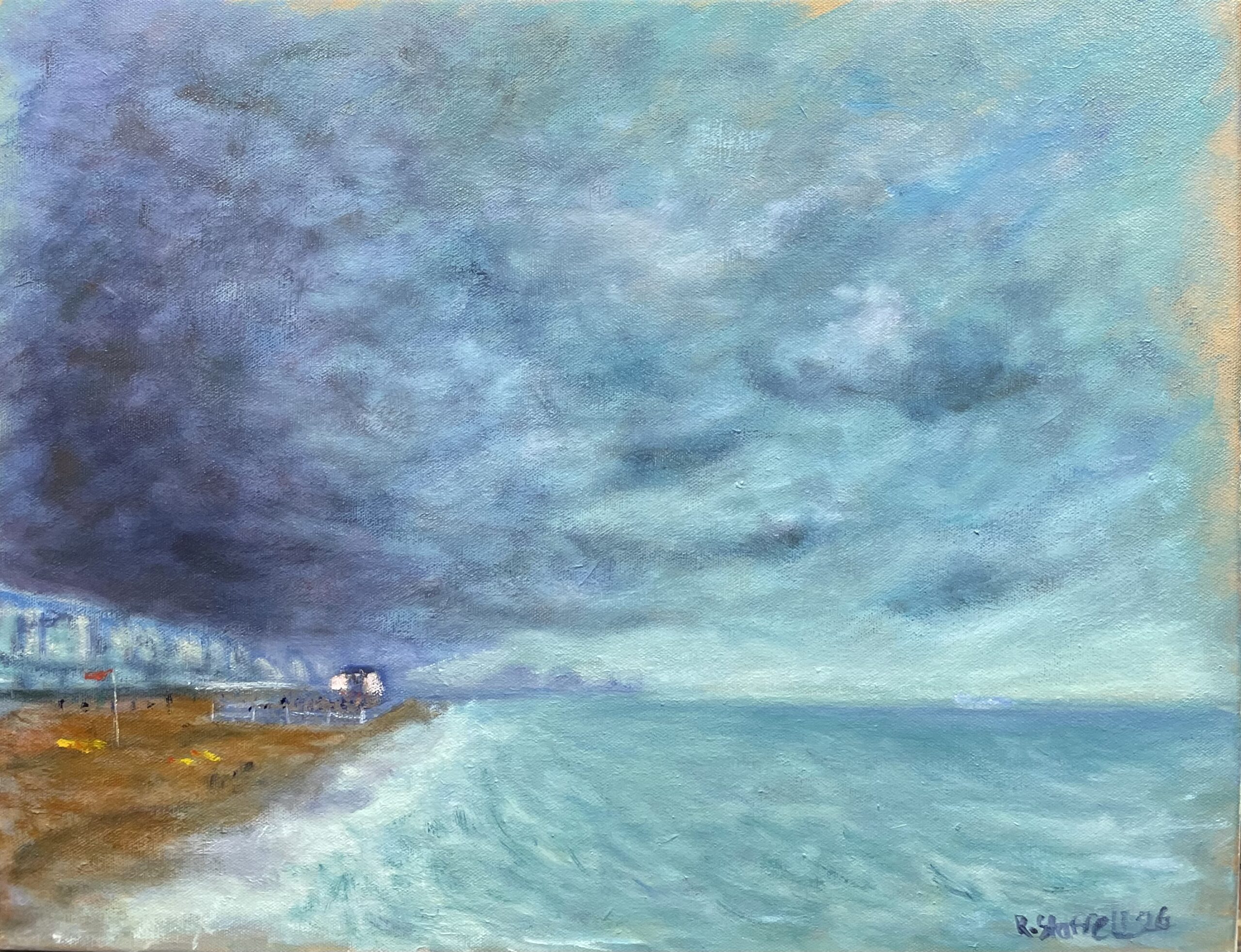 Storm over the festival, Brighton