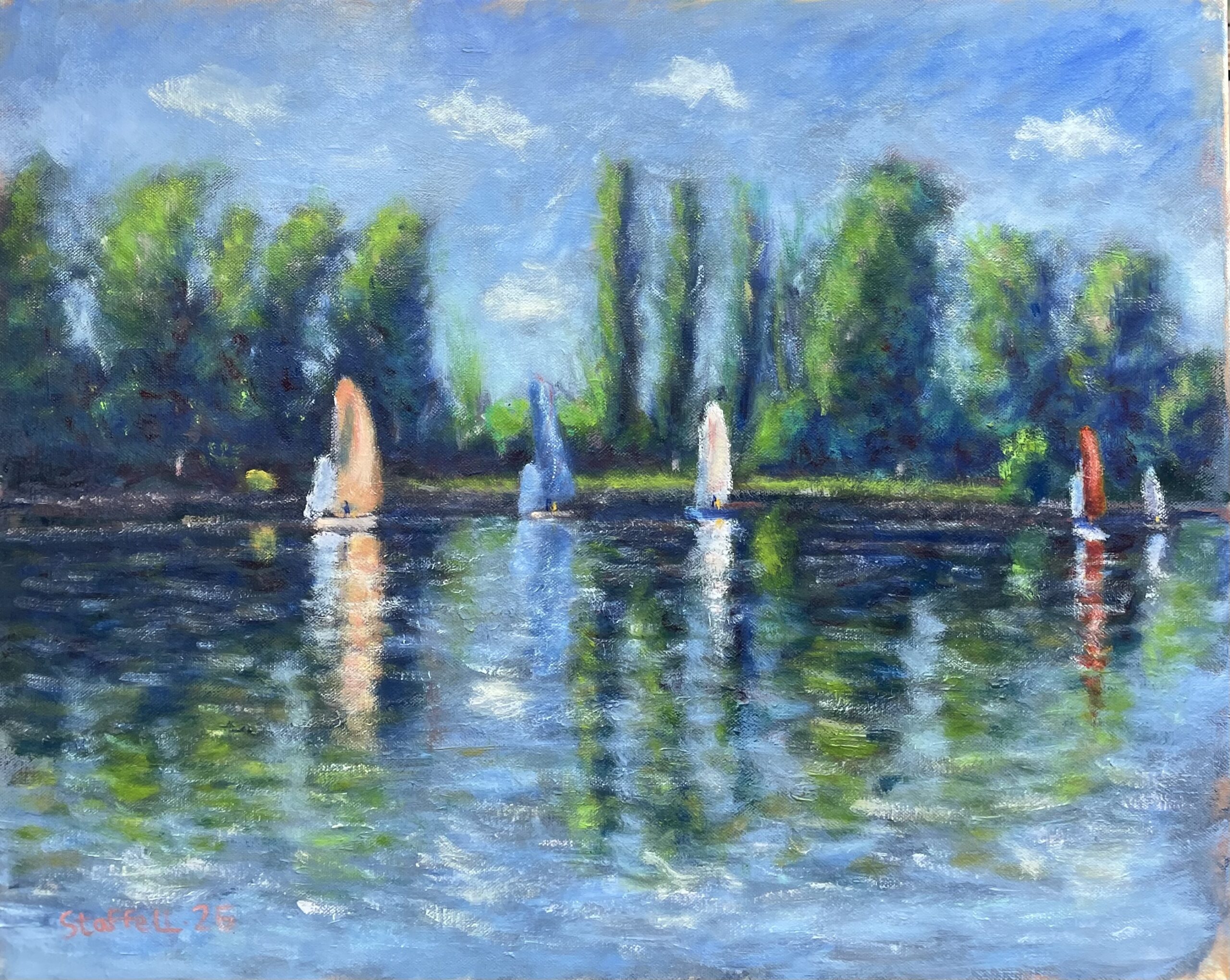 Sail boats at Kingston