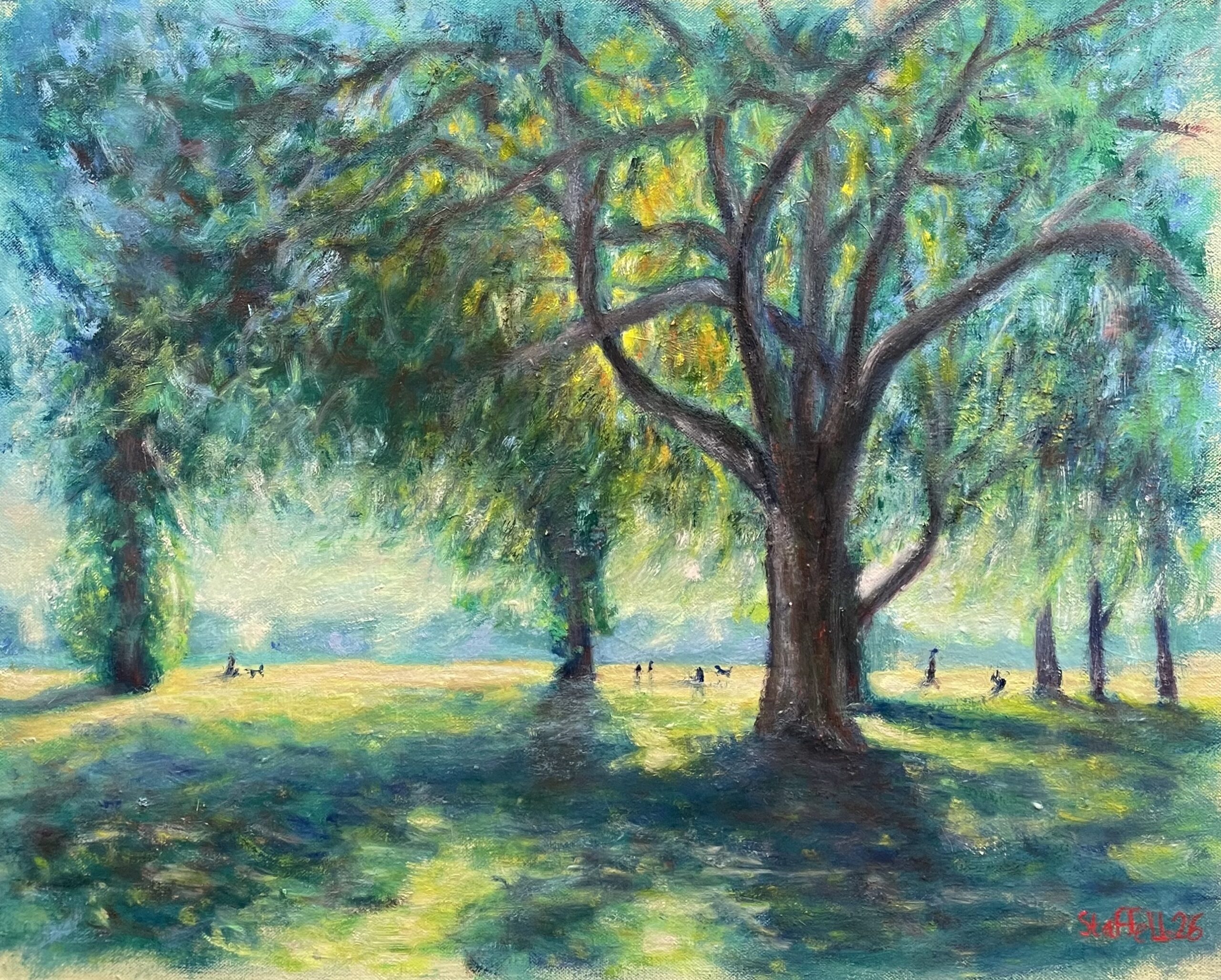 Sunset Old deer park