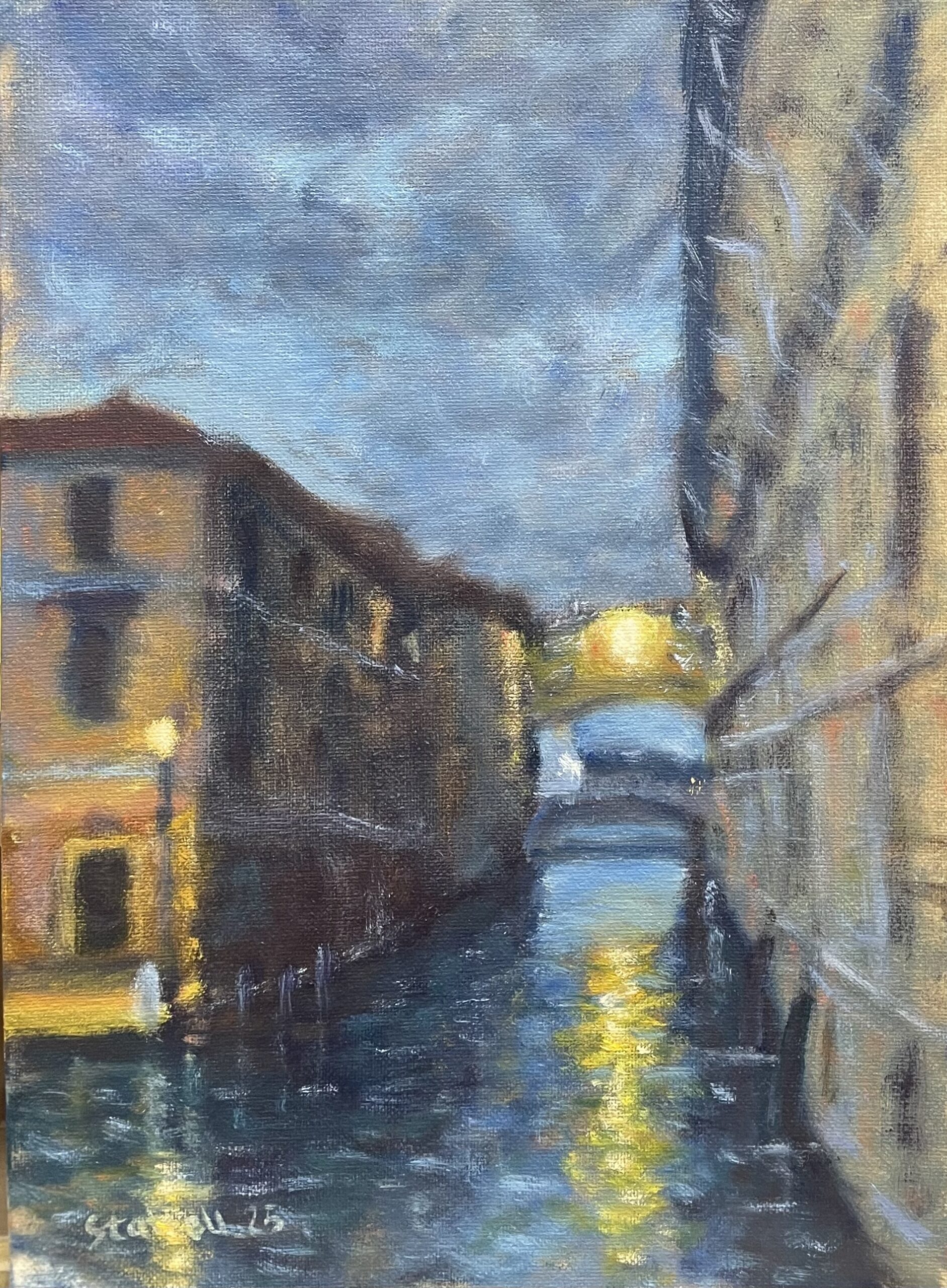 Bridge of Sighs at dusk